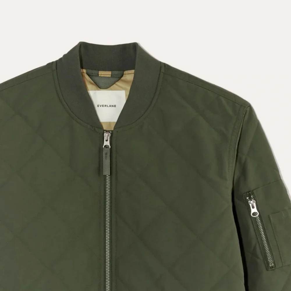 Men’s The Quilted Bomber Jacket Evereve - Picture 6 of 6